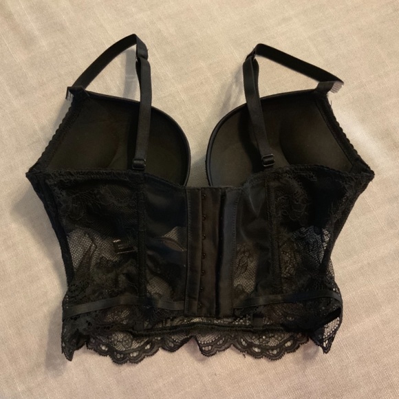 Victoria Secret BLING Very Sexy Bombshell Add-2-Cups Push-Up Corset Bra 34B NWT - Picture 4 of 16